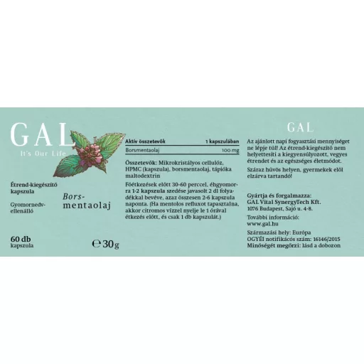 GAL Borsmentaolaj