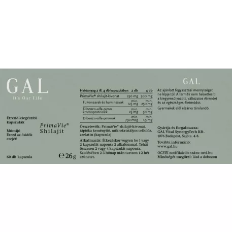 GAL PrimaVie® Shilajit