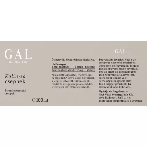 GAL Kolin-só cseppek